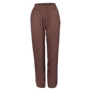 PIPPA THE LABEL Leyla Satin Slim‎ Pant Brown NWT XS